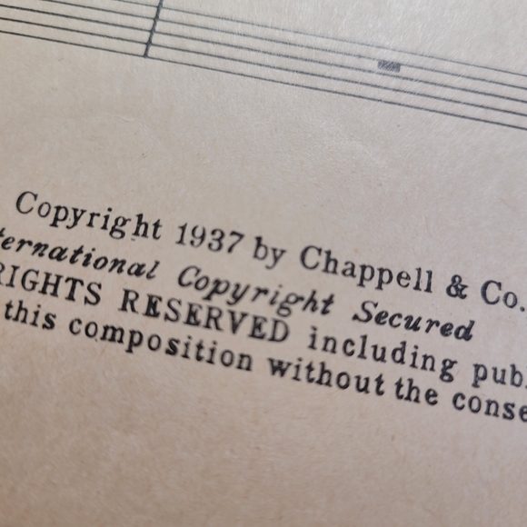 My Funny Valentine - vintage sheet music 1937 - Picture 3 of 8